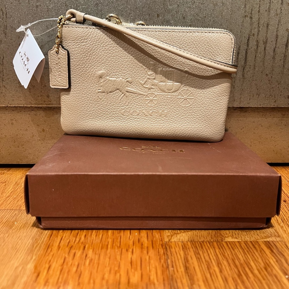 COACH Wristlet Genuine New w/ tags and box.